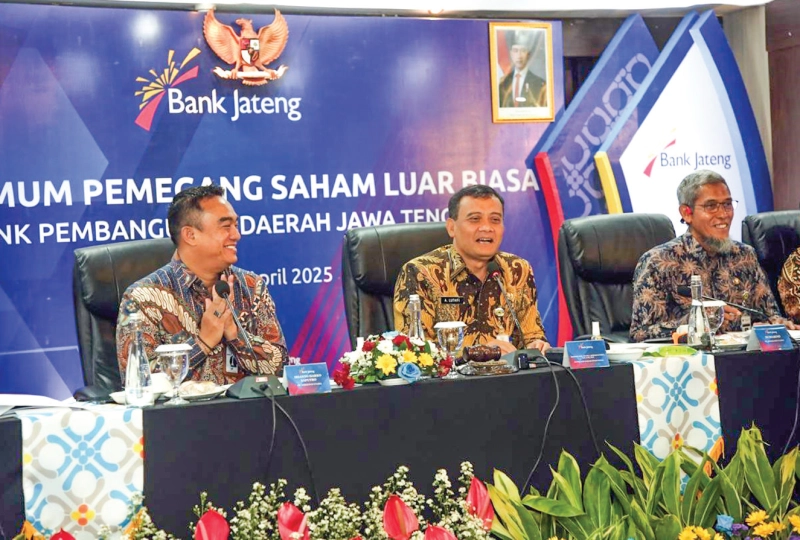 Selenggarakan RUPS LB, BANK JATENG KOMITMEN SIAP DUKUNG PENINGKATAN PAD JAWA TENGAH