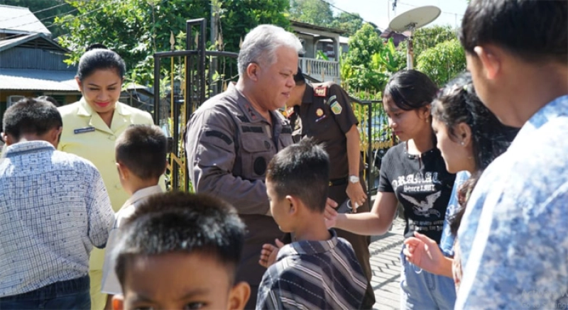 Setelah dari Gunungsitoli, Kajati Sumut Juga Gelar Bakti Sosial di Nias Selatan