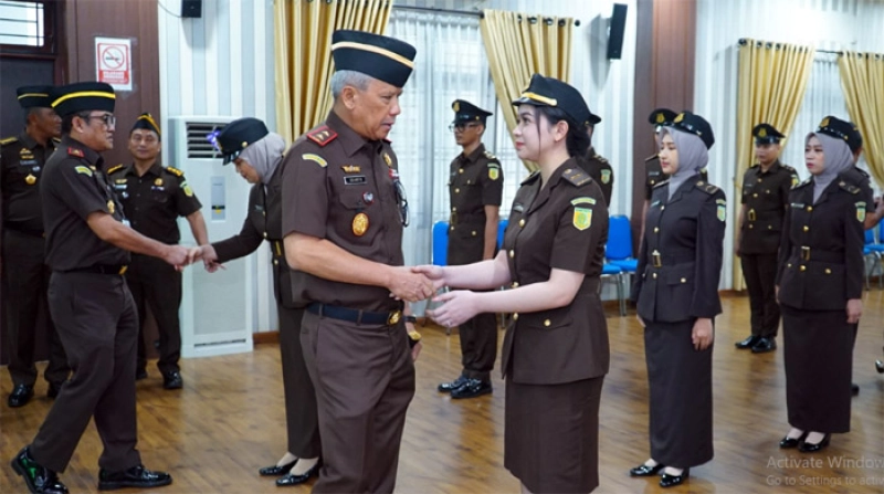 18 CPNS Resmi Dilantik Jadi PNS Di Kejaksaan Tinggi Sumatera Utara