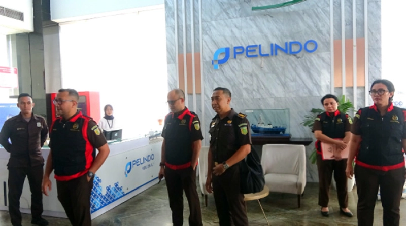Jaksa Kejati Sumut Geledah Kantor PT Pelindo Belawan Terkait Dugaan Korupsi Pengadaan 2 Unit Kapal Tunda