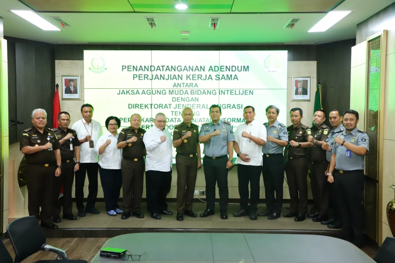 JAM INTEL Jalin Kerjasama dengan Dirjen Imigrasi Terkait Pertukaran Data Informasi dan Koordinasi Penegakan Hukum