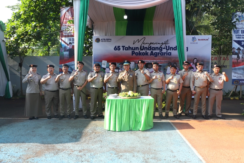 Kanwil BPN DKI Jakarta Gelar Upacara HANTARU Tahun 2025