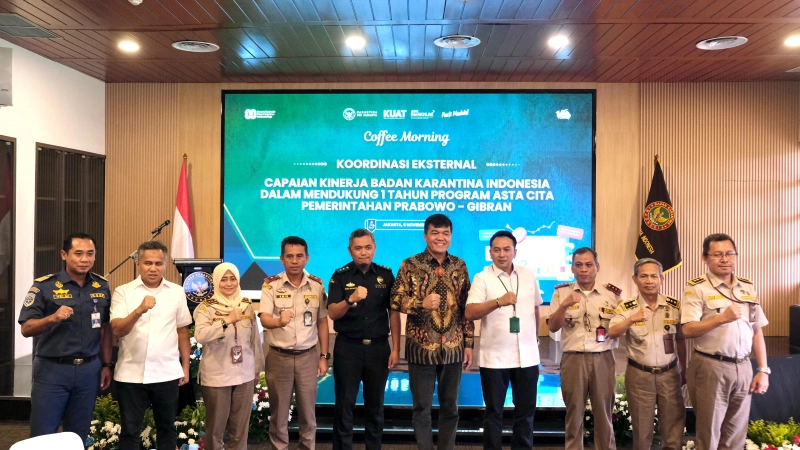 Dukung Asta Cita Probowo-Gibran, Barantin Kawal 304 Triliun Komoditas Ekspor Karantina