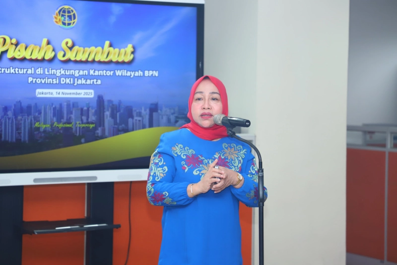 Penyegaran Organisasi, Kanwil BPN DKI Jakarta Laksanakan Pisah Sambut Pejabat Struktural