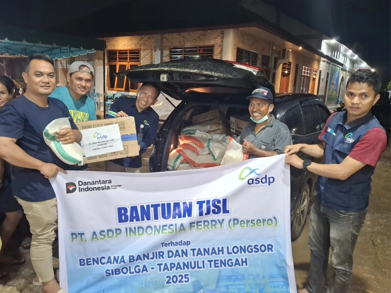 ASDP Terus Bergerak, Kuatkan Harapan Warga Terdampak Bencana di Sumatera