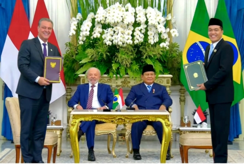 Indonesia dan Brasil Tandatangani MoU Perkuat Kerja Sama Sanitary dan Phytosanitary