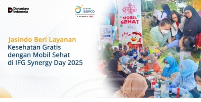 Jasindo Beri Layanan Kesehatan Gratis dengan Mobil Sehat di IFG Synergy Day 2025