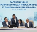 Kinerja Solid Kuartal III 2025, Bank Mandiri Perkokoh Peran sebagai Penggerak Pertumbuhan Ekonomi Nasional
