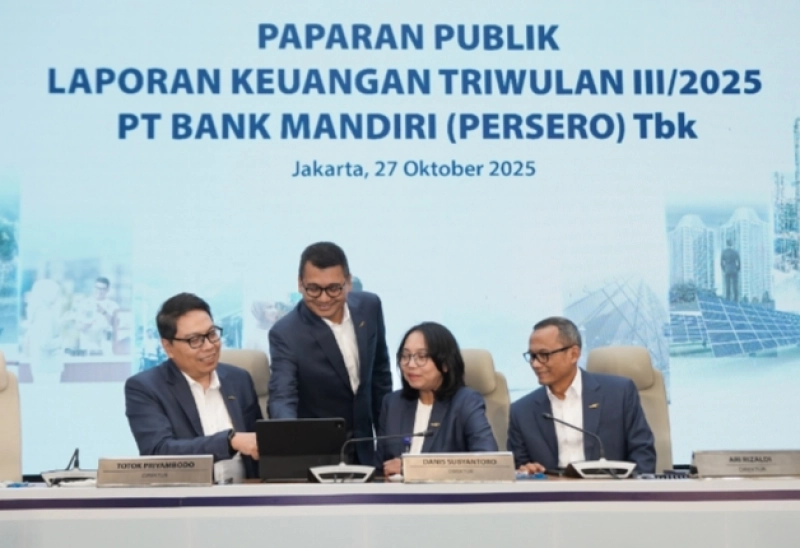 Kinerja Solid Kuartal III 2025, Bank Mandiri Perkokoh Peran sebagai Penggerak Pertumbuhan Ekonomi Nasional