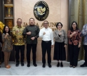 Jaksa Agung Terima Kunjungan Mendiktisaintek Dalam Rangka Kerja Sama Pendampingan Program Bidang Pendidikan Tinggi