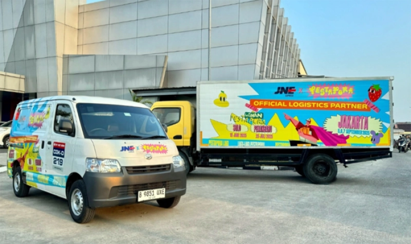 JNE Express Jadi Mitra Logistik Pestapora 2025