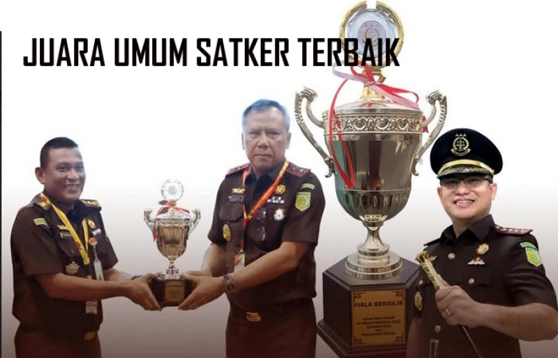 Kejari Medan Juara Umum Satker Terbaik Pencapaian Kinerja 2024 se-Wilayah Kejaksaan Tinggi Sumatera Utara