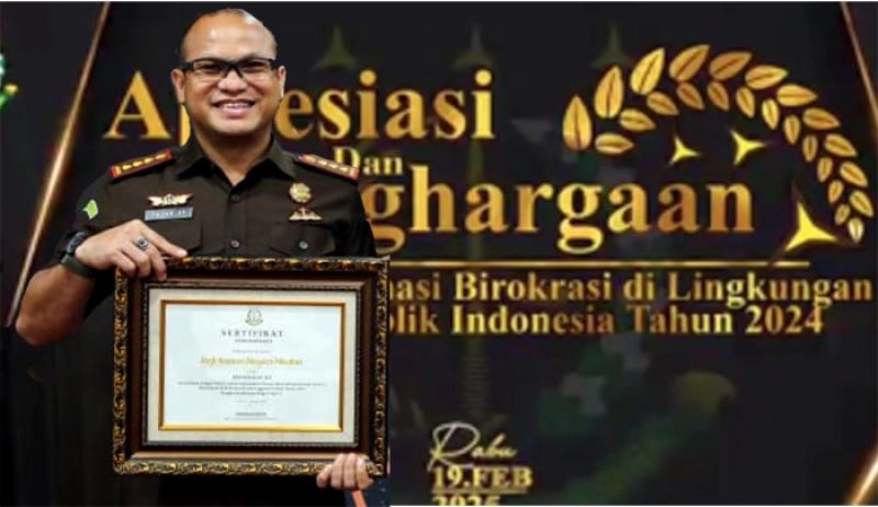 Kajari Medan Terima Penghargaan Kategori Satker Dengan Implementasi SAKIP Terbaik Tahun 2024 dari Kejagung RI