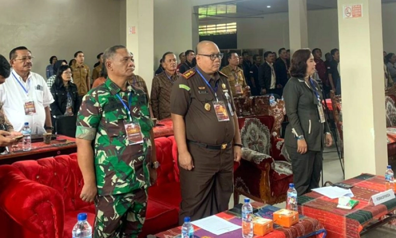 Kajari Dairi Hadiri Rapat Pleno Rekapitulasi Penghitungan Perolehan Suara, Partisipasi Pemilih di Dairi Sekitar 73,5 Persen