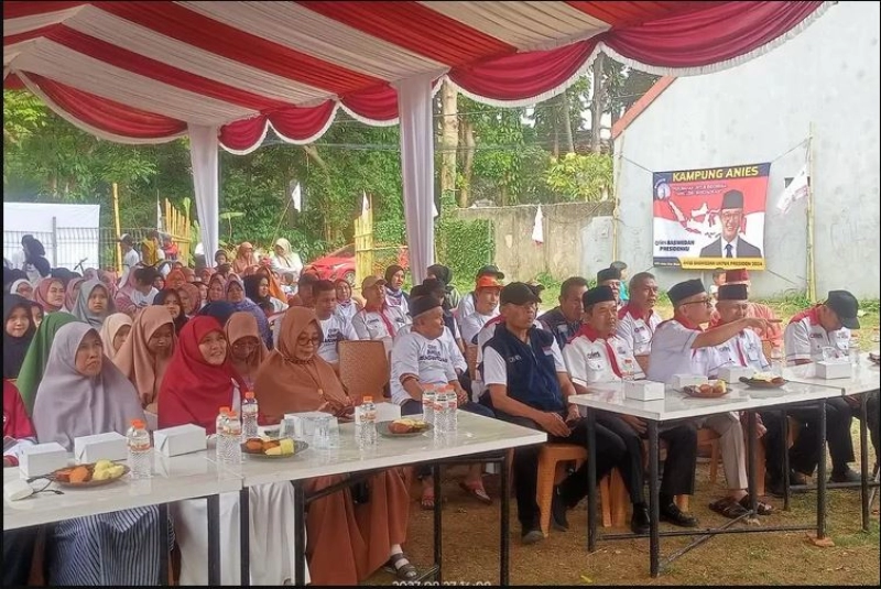 Resmikan Kampung Anies, Relawan di Bogor Targetkan 80 Persen Suara untuk Anies Baswedan