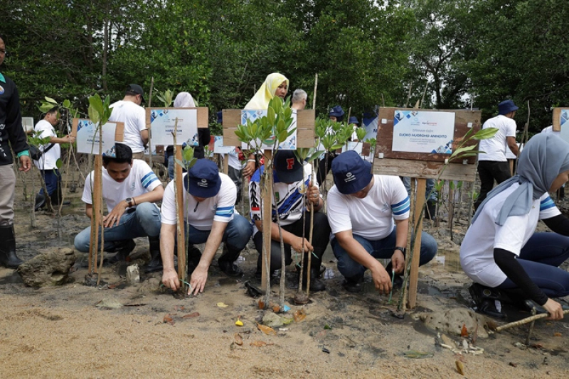 Kolaborasi Berkelanjutan Garda Oto dan Agung Toyota Ajak Pelanggan Tanam 3.000 Pohon Bakau