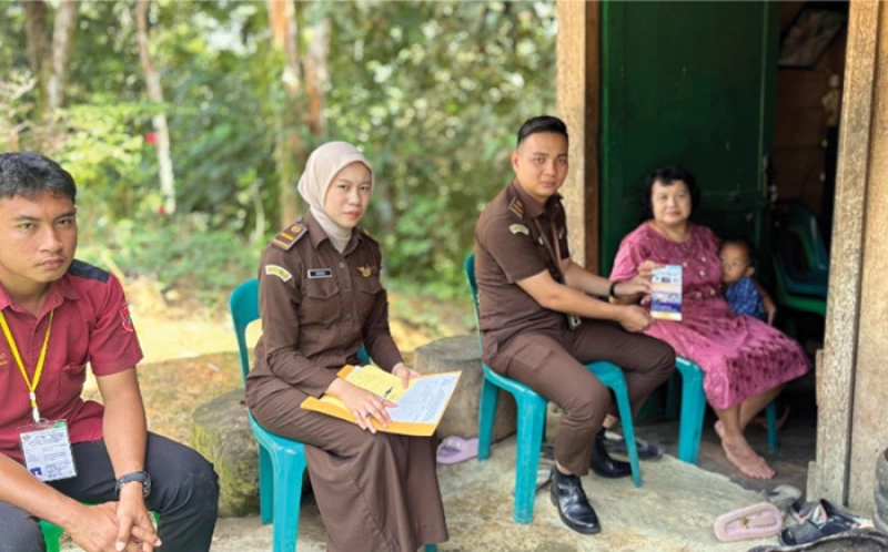 Kejari Gunungsitoli Gelar Pelayanan Hukum Gratis Kepada Masyarakat
