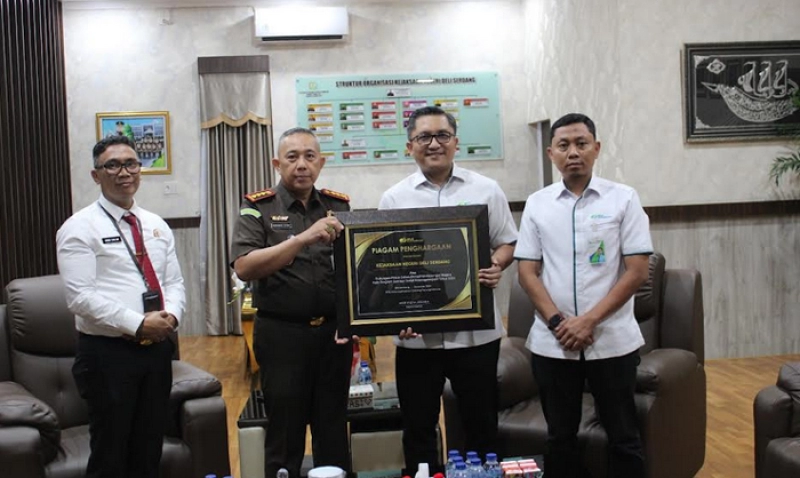 BPJS Ketenagakerjaan Cabang Tanjung Morawa Apresiasi Kejari Deli Serdang Pulihkan Keuangan Negara Rp3,2 Miliar