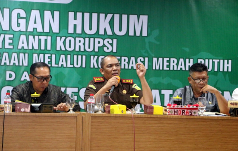 Kejari Tapanuli Utara Dukung Pembentukan Koperasi Desa Merah Putih
