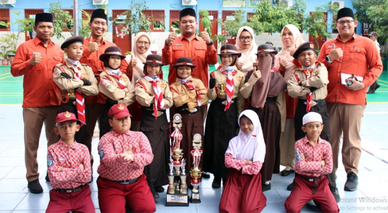 Pramuka Penggalang Riad Madani Ukir Prestasi Dalam Gebyar Milad ke-114 Muhammadyah Belawan Wilayah Sumatera Utara
