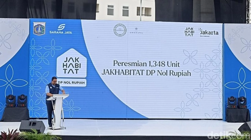 Resmikan 1.348 Unit Rumah DP Nol Rupiah, Anies Baswedan: Pemprov DKI Jakarta Fasilitasi Kebutuhan Hunian Warga