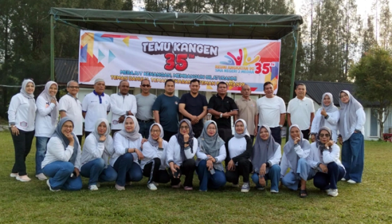 Temu Kangen Alumni 90 SMA N 2 Medan, Teman Dahulu, Teman Sekarang dan Teman Selamanya