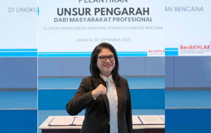 Rektor USM-Indonesia Prof. Ivan Elisabeth Purba Resmi Dilantik Jadi Unsur Pengarah BNPB