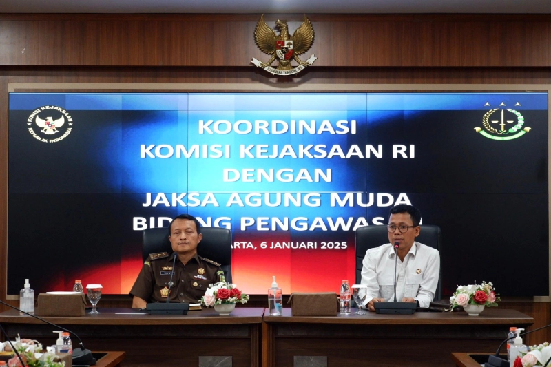 Rapat Koordinasi Antara Jaksa Agung Muda Bidang Pengawasan dan Komisi Kejaksaan RI