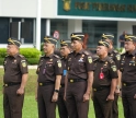 Jaksa Agung Muda Pengawasan  Pimpin Apel Gabungan Sebagai Konsolidasi Internal Antar Bidang dan Tingkatkan Kedisiplinan Pegawai