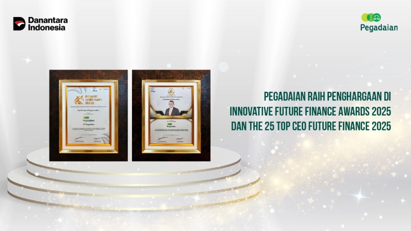 Pegadaian Raih Dua Penghargaan Bergengsi di Ajang Innovative Future Finance Awards 2025